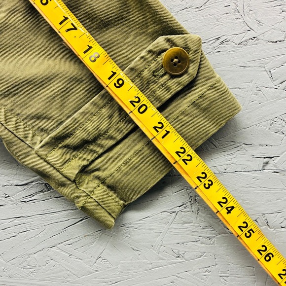 Madewell Field Jacket Women's M Olive Green Military Utility Belted Casual - Picture 10 of 11